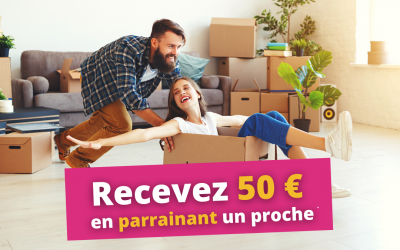 Recevez 50 € en parrainant un proche !*