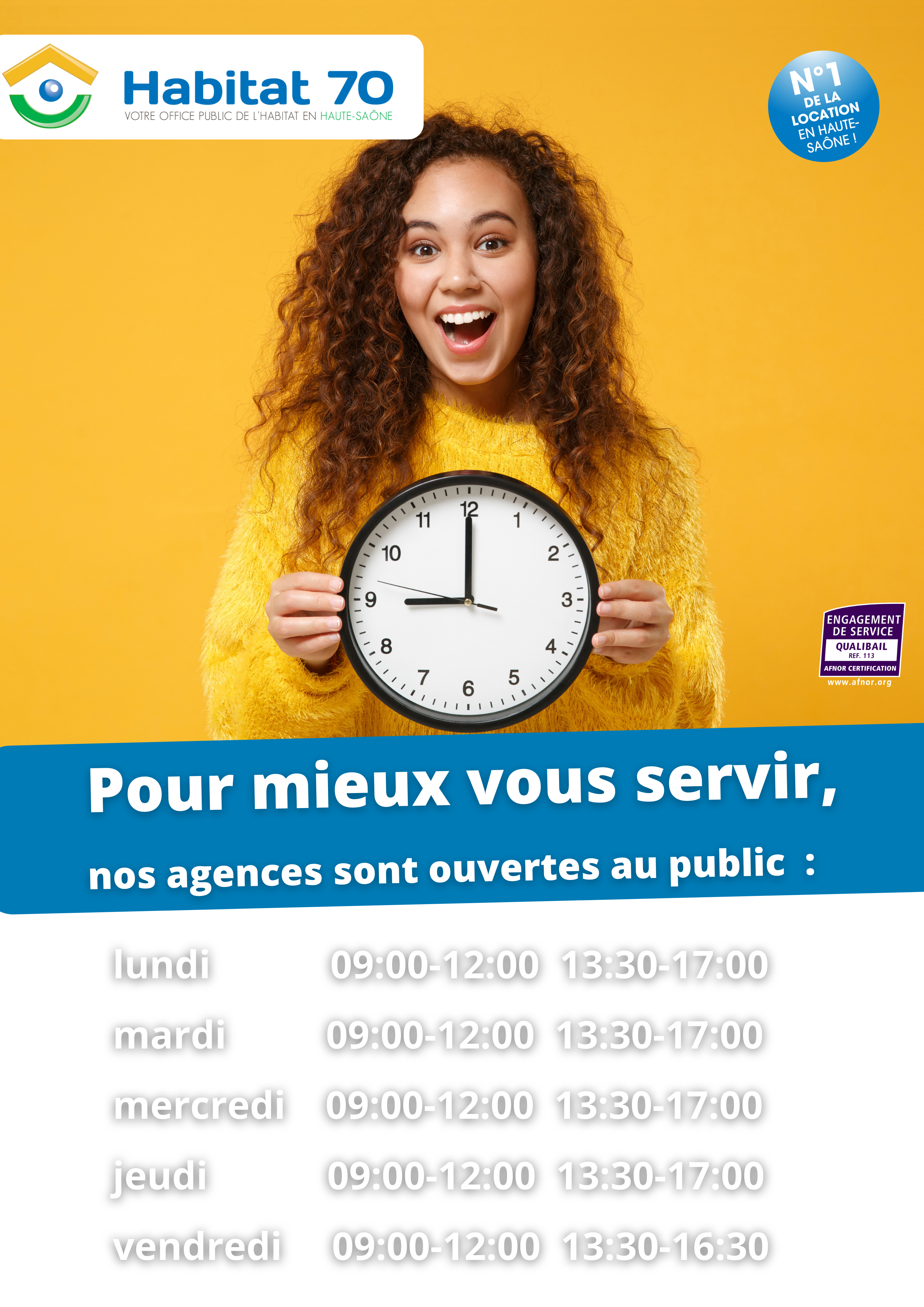 Horaires Habitat 70