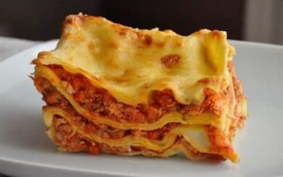 Lasagnes à la dinde, aux petits légumes et Comté