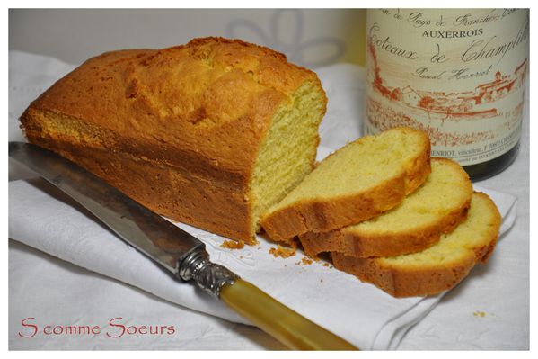 Gâteau au vin blanc, léger et moelleux