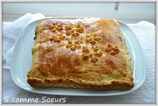 Galette des rois à la crème de noix